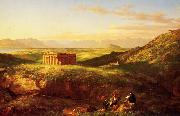 Thomas Cole Temple of Segesta with the Artist  Sketching